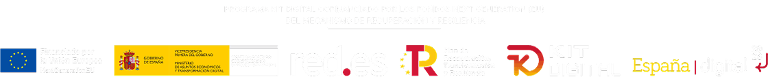 Logo Kit Digital blanco