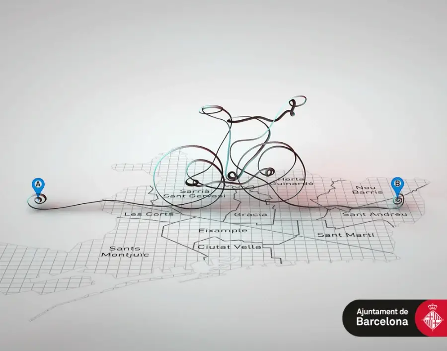 link en bici per barcelona